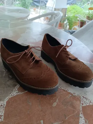 Zapatos Creeks mujer marrones