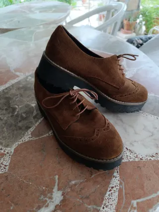 Zapatos Creeks mujer marrones