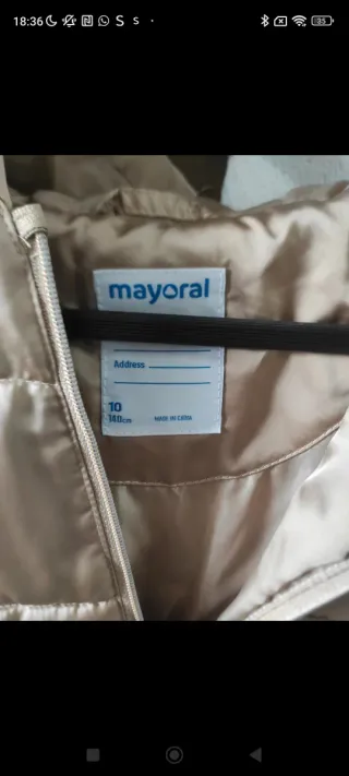 Chaleco niña Mayoral Talla 10