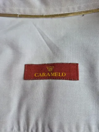 Camisa Caramelo Manga Larga Hombre