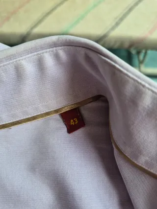 Camisa Caramelo Manga Larga Hombre