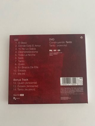 CD Pablo Alborán - Tanto