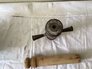 Máquina antigua para hacer churros