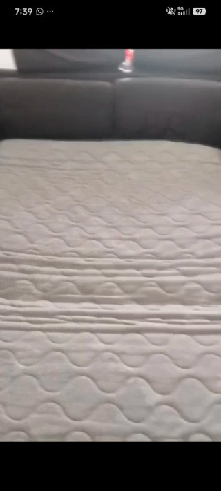 OFERTA Sofá Cama Cuero Marrón
