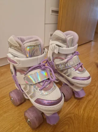 Patines Sawyer Talla XS Morado/Blanco Talla 23-26