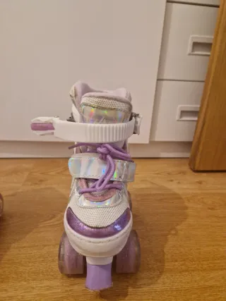 Patines Sawyer Talla XS Morado/Blanco Talla 23-26