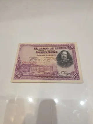 Lote 4 Billetes Banco de España Antiguos