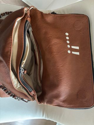 Bolso Desigual Marrón Cadena