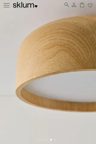 Plafón sklum madera natural, perfecto estado