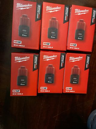 Milwaukee M12 HB3.0 Batterie 3.0Ah x 6 pezzi