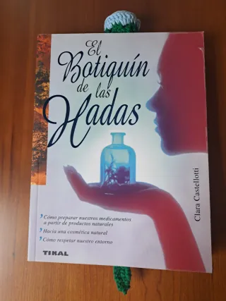 Punto de libro de ganchillo.