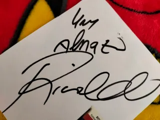 Autógrafo Rivaldo Fútbol Club Barcelona