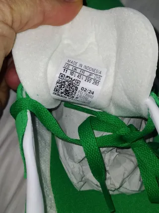 Zapatillas Adidas Gazelle Verdes y Blancas