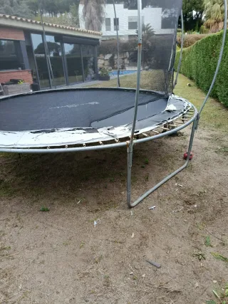 Trampolín Alice Garden con red de seguridad