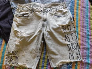 Set 3 Pantaloncini Jeans Uomo XL