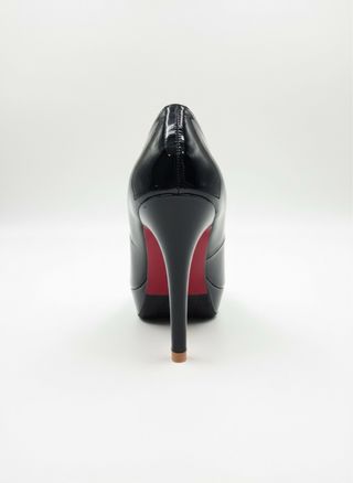 Nuevos Zapatos de tacón negros con plataforma