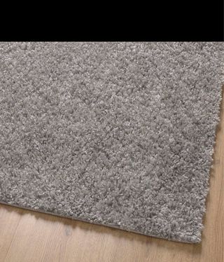 Alfombras Ikea Hampen Roja y gris  133x195