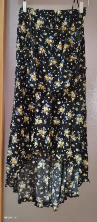 Conjunto Falda y Top Stradivarius Floral