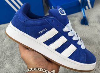 Zapatillas Adidas Campus Azul y Blanco