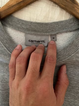 Sudadera Carhartt Gris Talla M