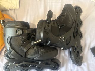 Patines en línea negros 4 ruedas