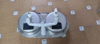 Fregadero Doble Teka Duetta 2C Acero Inoxidable.