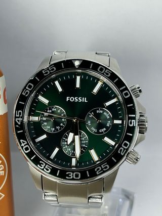 Reloj Fossil Bannon Verde Plata