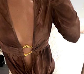 2 Tops Blanco y Marrón Sin Estrenar