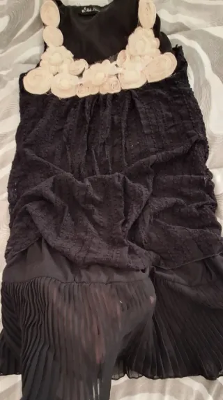 Vestito Mela Loves London pizzo applicazioni S/M