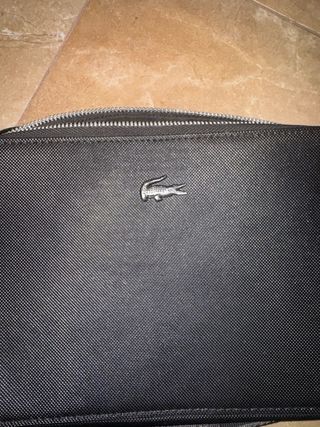Tracolla Lacoste nera nuova