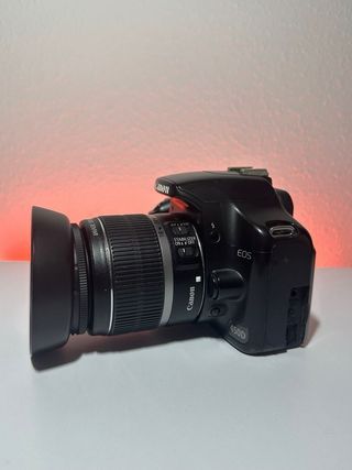 Cámara Canon EOS 450D Negra + Objetivo