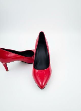 Nuevos Zapatos de tacón y plataforma rojos