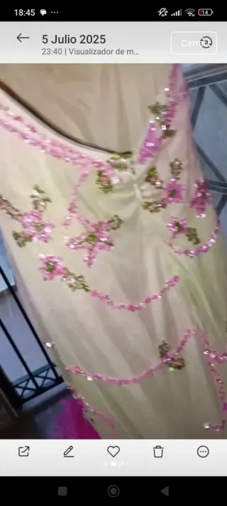Vestido boda gitana Rosa