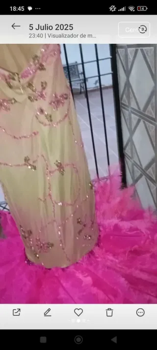 Vestido boda gitana Rosa