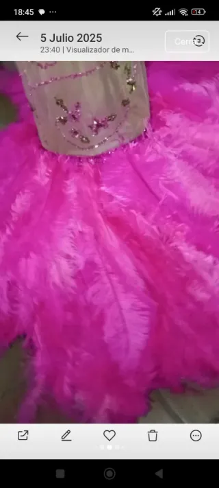 Vestido boda gitana Rosa