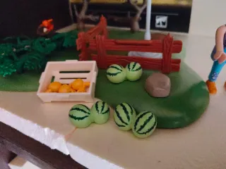 Playmobil Puesto de Fruta con Figuras