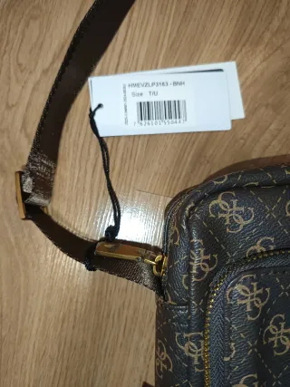 Bandolera Guess Marrón y Dorada sin estrenar