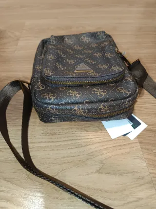 Bandolera Guess Marrón y Dorada sin estrenar