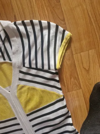 Vestido punto rayas Morgan