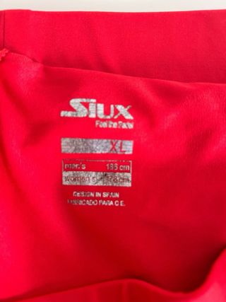 Falda de pádel Siux roja y blanca