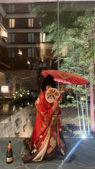 Kimono Japonés Tradicional Seda