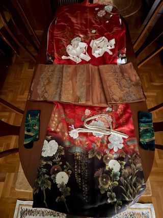 Kimono Japonés Tradicional Seda