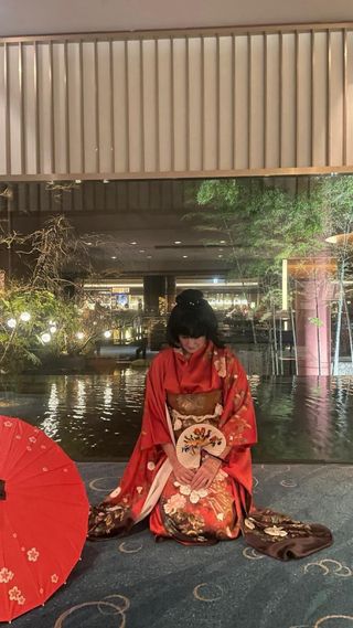 Kimono Japonés Tradicional Seda