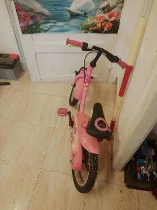 Bicicleta infantil rosa