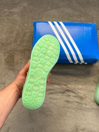 Adidas Gazelle Indoor Talla 38 Verde/Amarillo