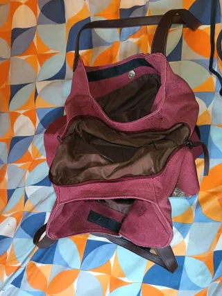 Bolso de mano grande estampado