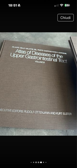 cofanetto medico vintage intitolato Atlas of Disea