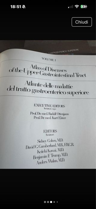 cofanetto medico vintage intitolato Atlas of Disea