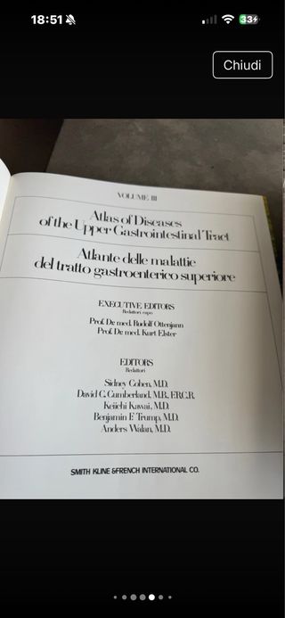 cofanetto medico vintage intitolato Atlas of Disea