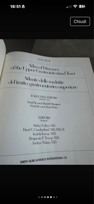 cofanetto medico vintage intitolato Atlas of Disea